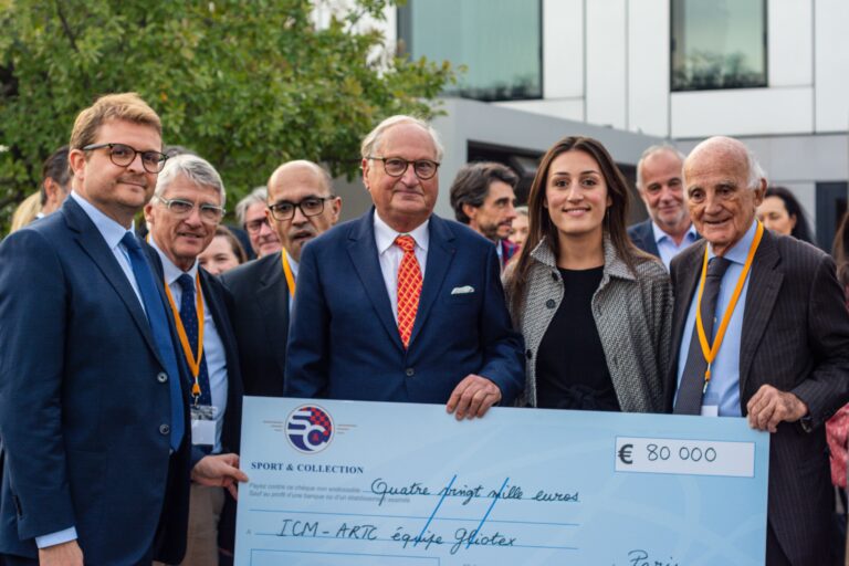 Remise d’un don complémentaire - Institut du Cerveau